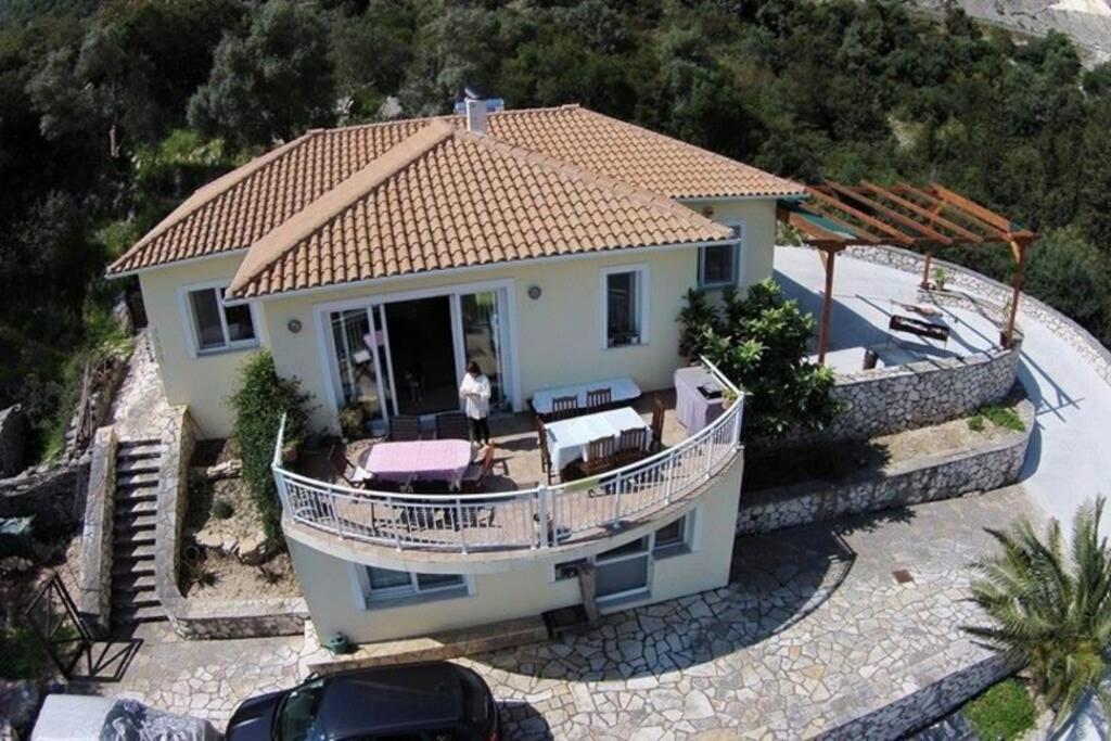 Villa Sunrise With Stunning Views And Private Pool Katokhorion  Экстерьер фото