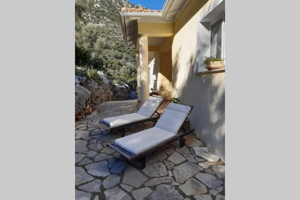 Villa Sunrise With Stunning Views And Private Pool Katokhorion  Экстерьер фото