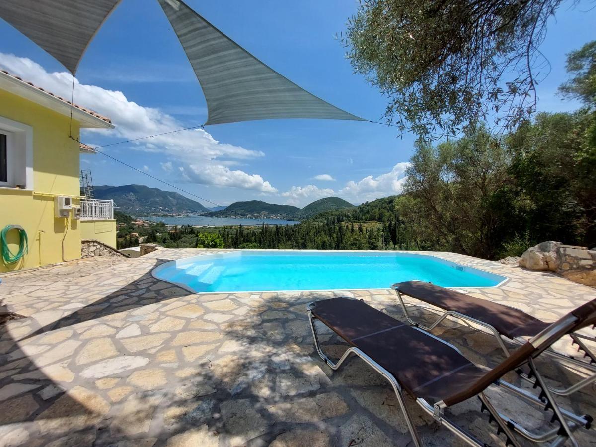 Villa Sunrise With Stunning Views And Private Pool Katokhorion  Экстерьер фото