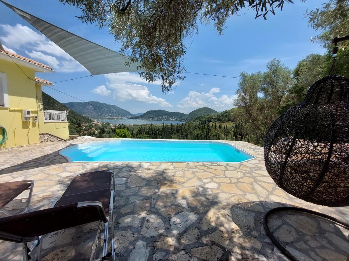 Villa Sunrise With Stunning Views And Private Pool Katokhorion  Экстерьер фото
